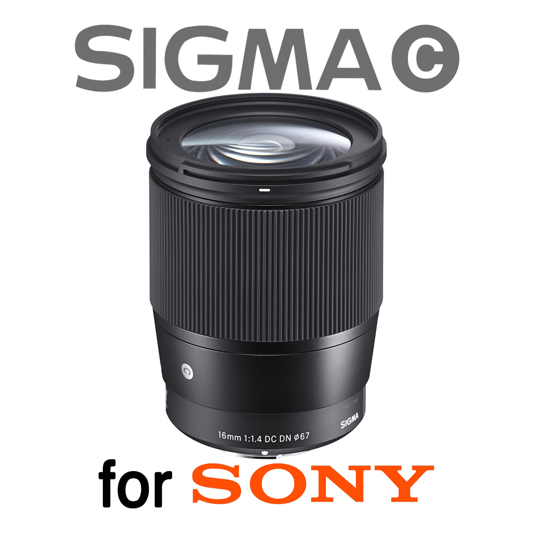 Sigma 16mm f/1.4 DC DN Contemporary Lens for Sony E